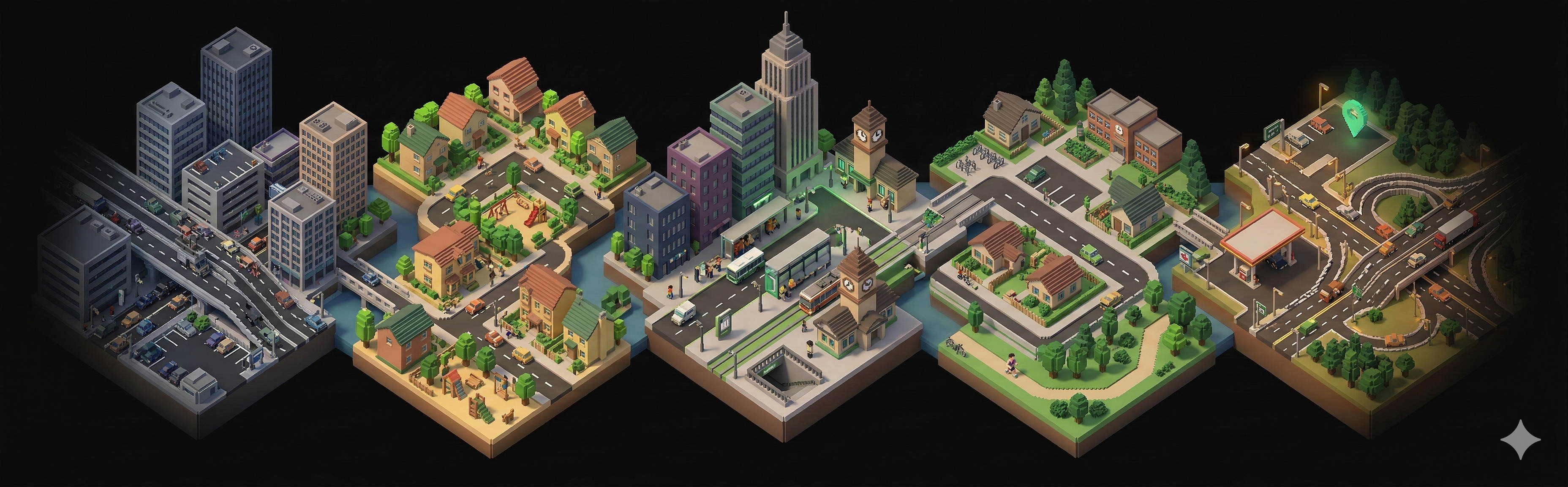 Сегменты — voxel art